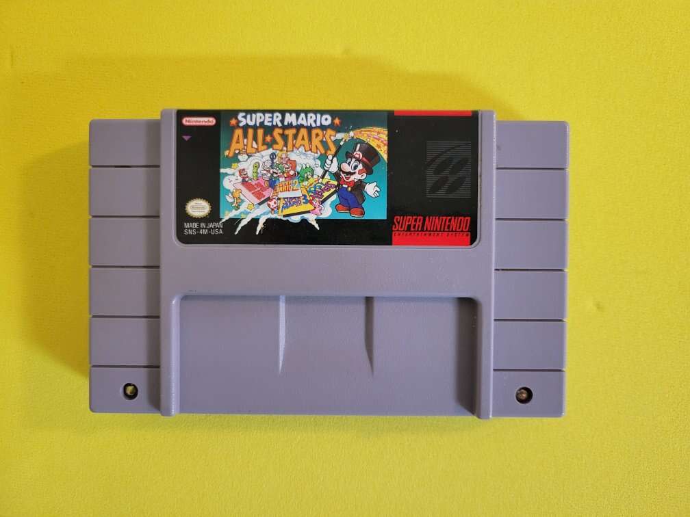 Super Mario All Stars Super Nintendo SNES Cartridg
