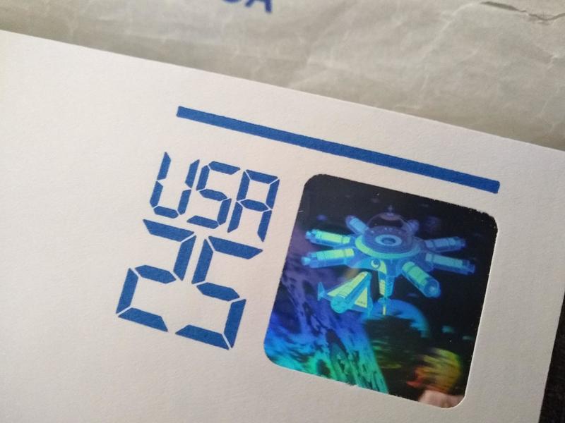 USA Space Station 3-D Hologram Stamps