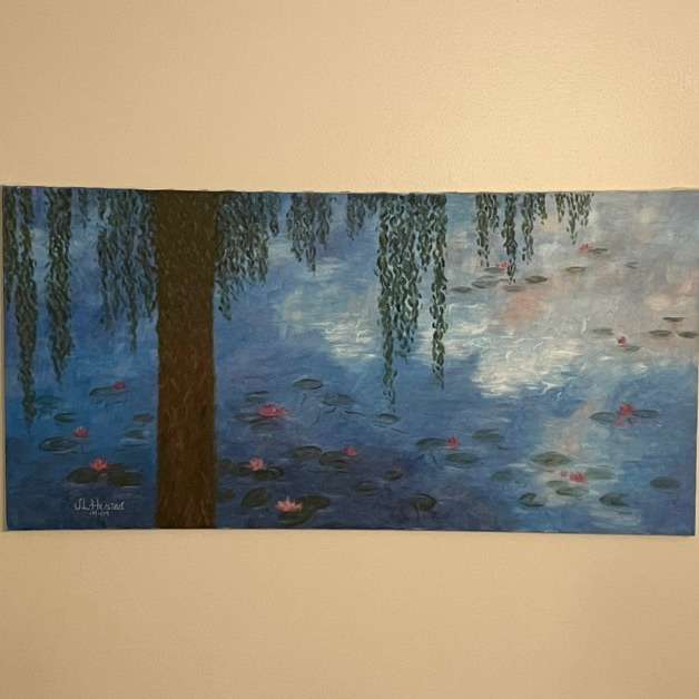 15x30 In Oil Painting Study Of Monet