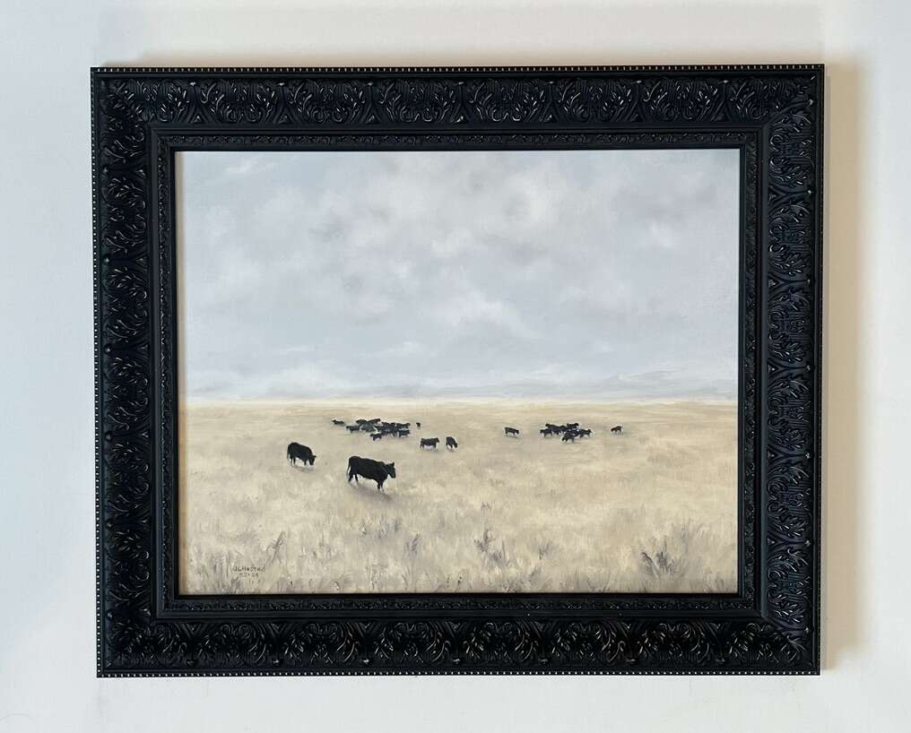 Framed Original Oil Painting 16x20 Inches