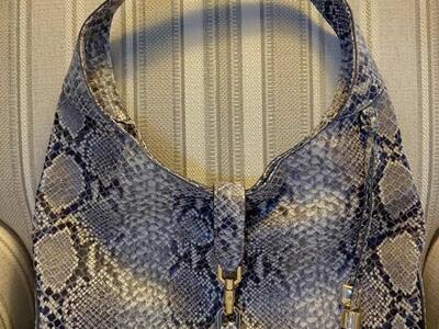 G.I.L.I. Got It Love It Snakeskin Shoulder Hobo