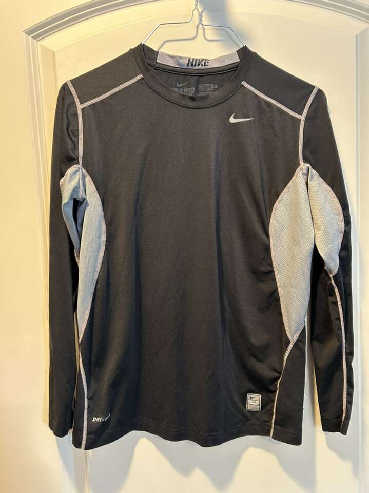 Nike Pro Combat Dry Fit Fitted Long Sleeve Shirt