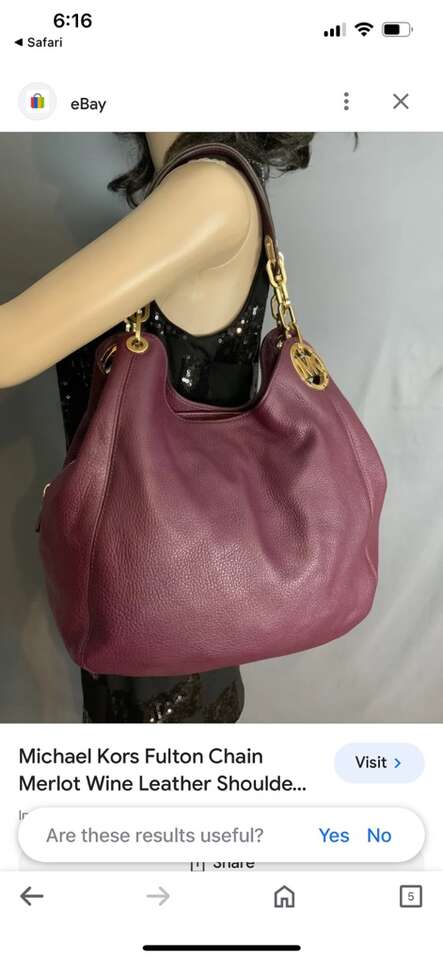 Michael Kors Fulton Large Leather Handbag