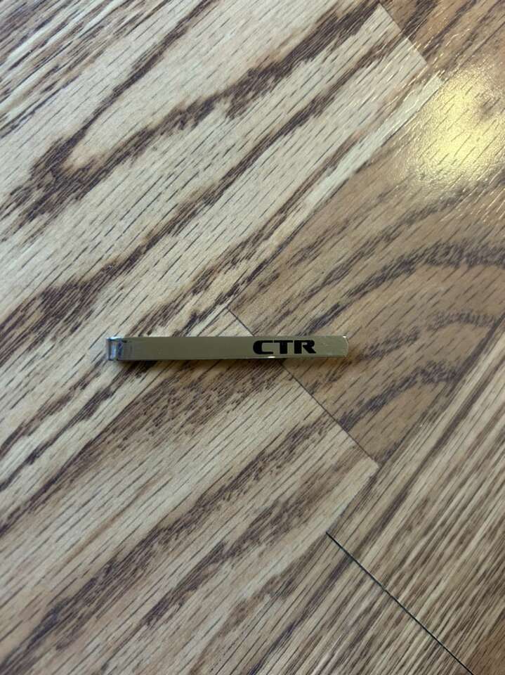 CTR Stainless Steel Tie Bar Clip Like New