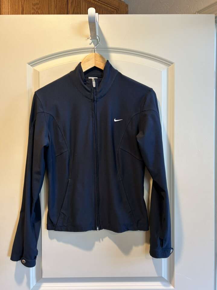 Nike Track Jacket Fit Dry Navy Medium 8-10