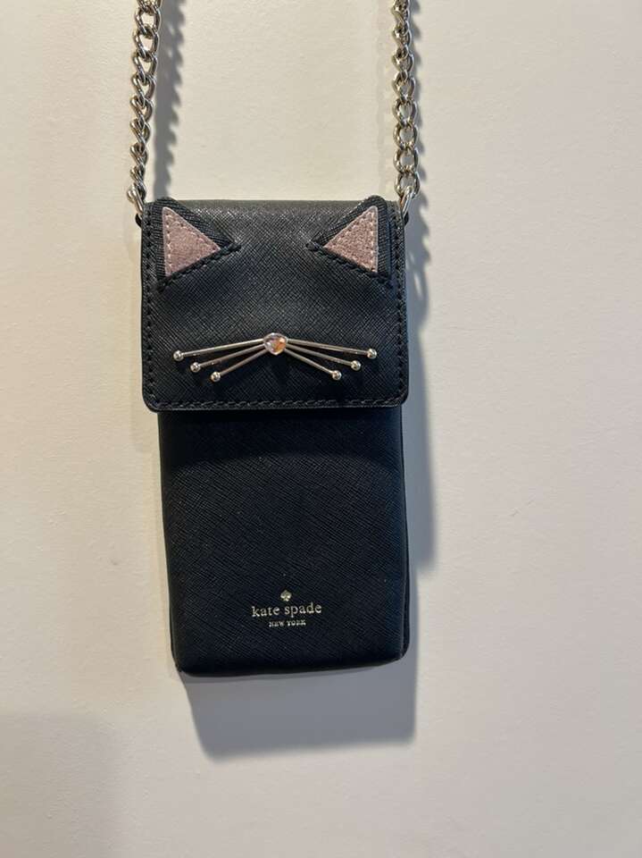 Kate Spade North South Cat Cross Body Phone Bag