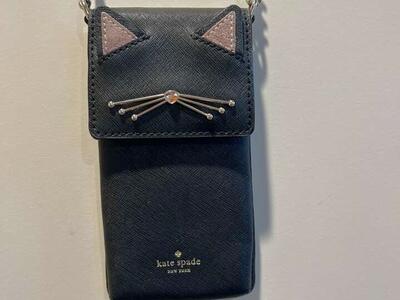 Kate Spade North South Cat Cross Body Phone Bag