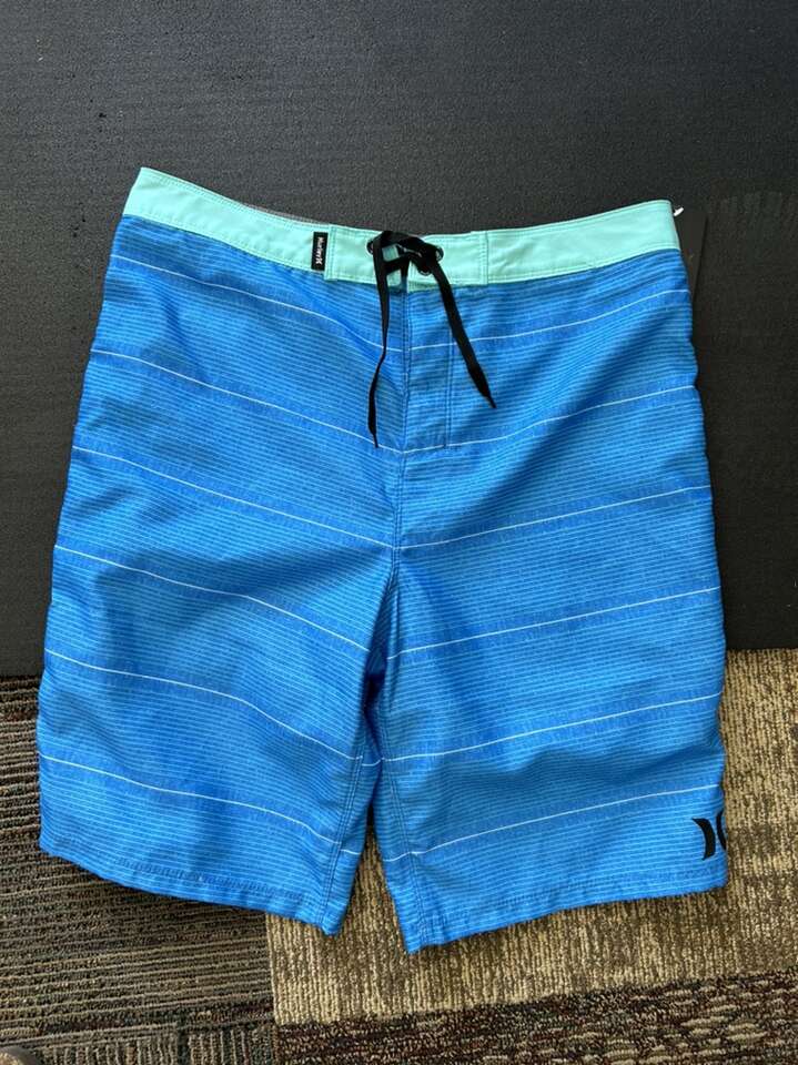 NWT Hurley Waist 30 Swim Trunks Board Shorts