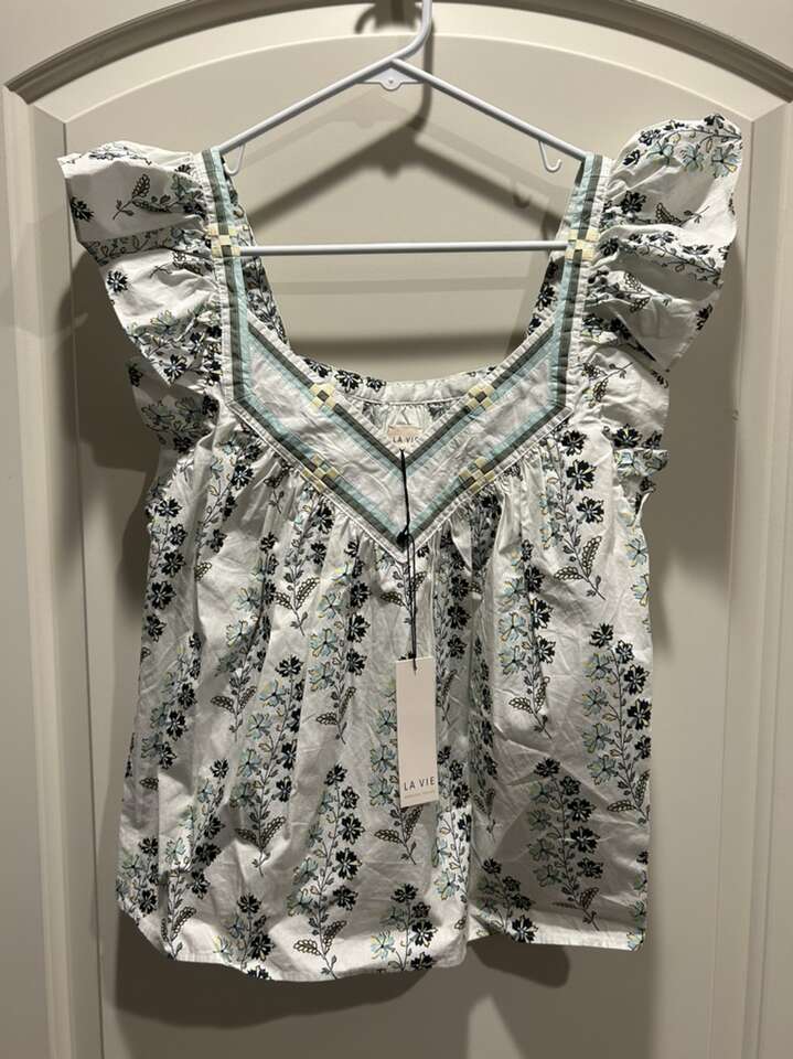 SL Larkspur Top La Vie Rebecca Taylor Medium