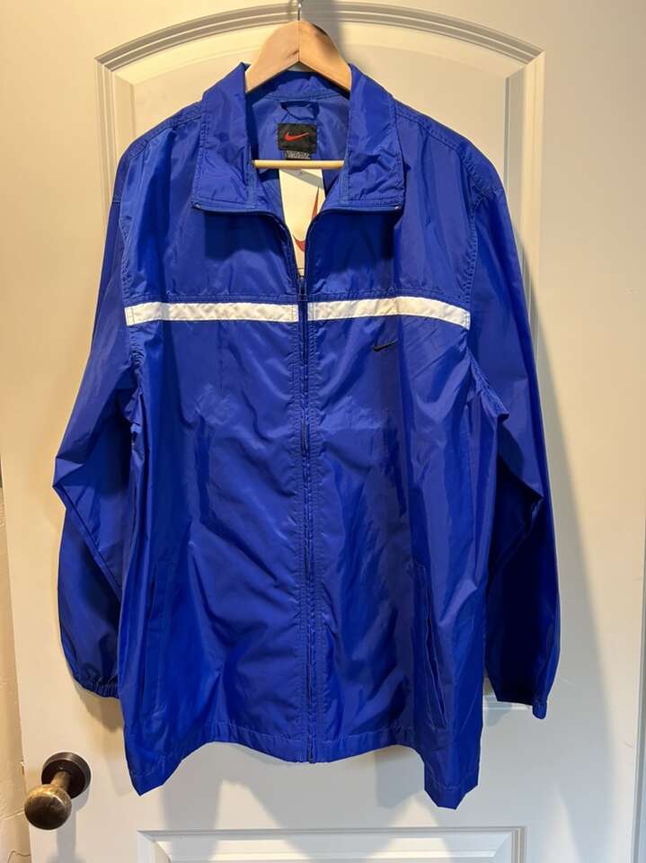 NWT Vintage Nike Rain Jacket Zip Up Mens Large