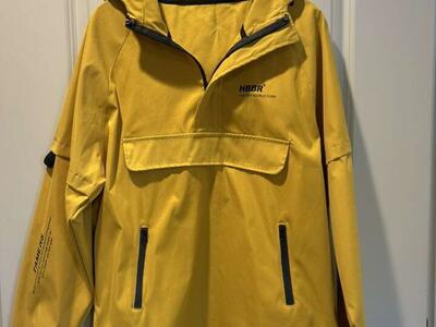 HBBR Alloaone 1/4 Zip Hooded Jacket Mustars Yellow