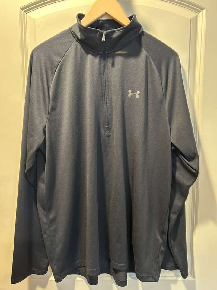 Under Armor 1/2 Zip Pullover Mens XL Black
