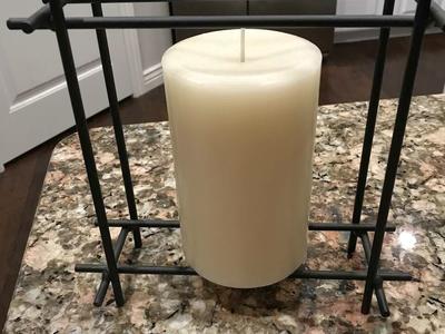 Metal Decor Box - candle is not included