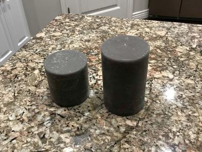 Candles - Gray in color