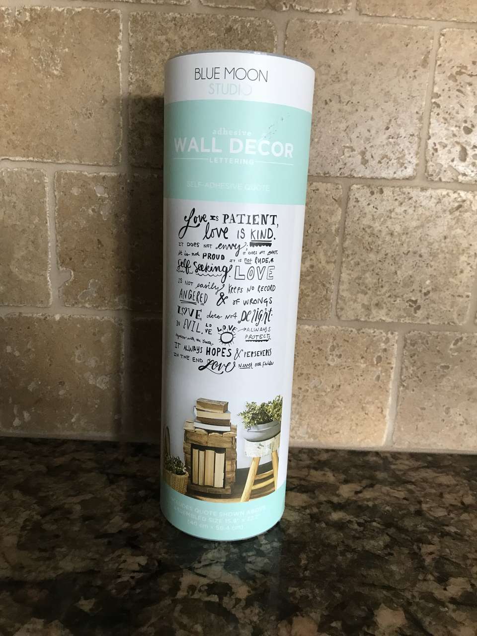 Wall Art - Adhesive Lettering - Love is Patient