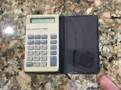 TEXAS INSTRUMENTS TI-1100 II Calculator