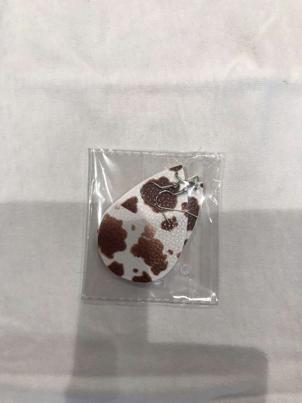 Cow print design Earrings - BRAND NEW