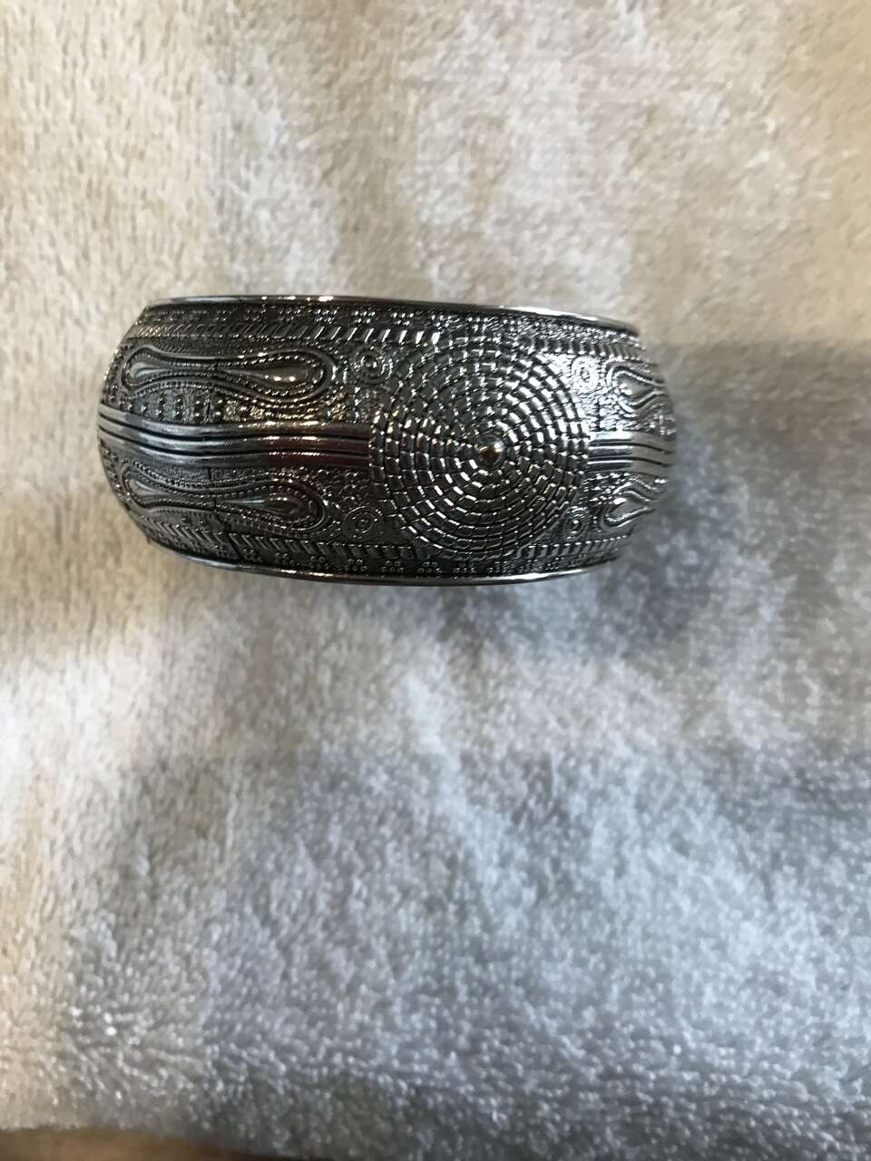 Silver Bracelet with multiple designs