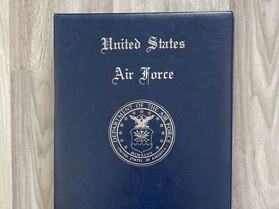 U.S. Air Force Tour of Duty Photo Album or Certificates Holder - Large