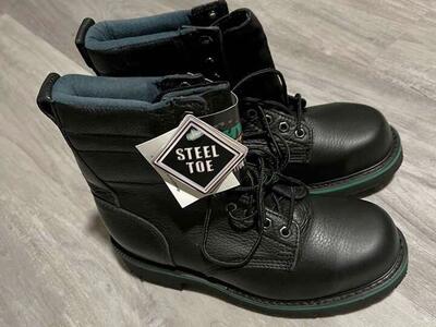 HYTEST Safety Boots with Steel Toe - Men's size 6.5 - BRAND NEW