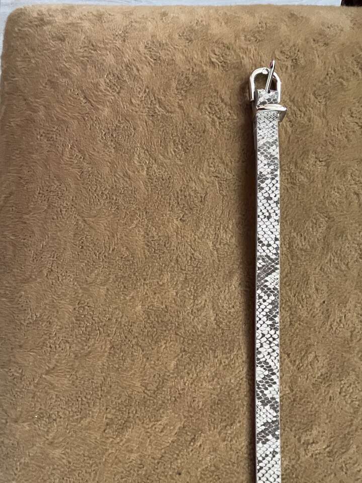 Women's Belt - Color - Black & White - Snake Design - BRAND NEW