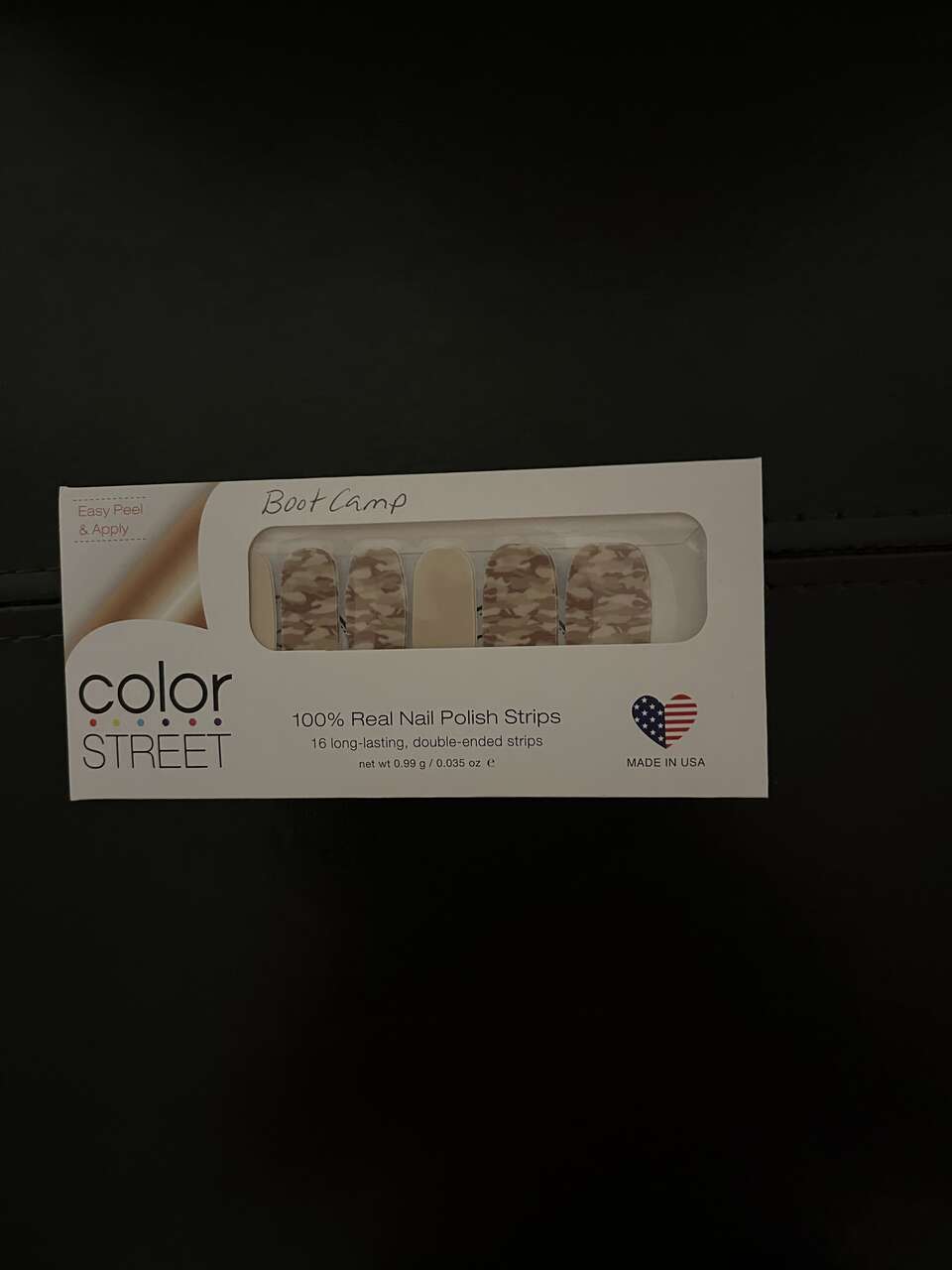 Nail Polish Strips -- Brand: Color Street -- Color:  Boot Camp - BRAND NEW