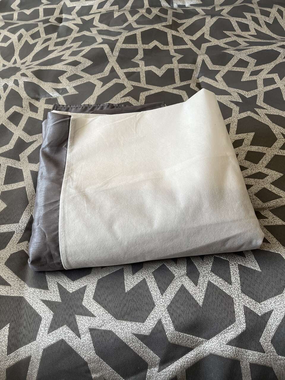 Queen size bed skirt - Color: Silver/Gray - Brand: Home Classics - Brand New