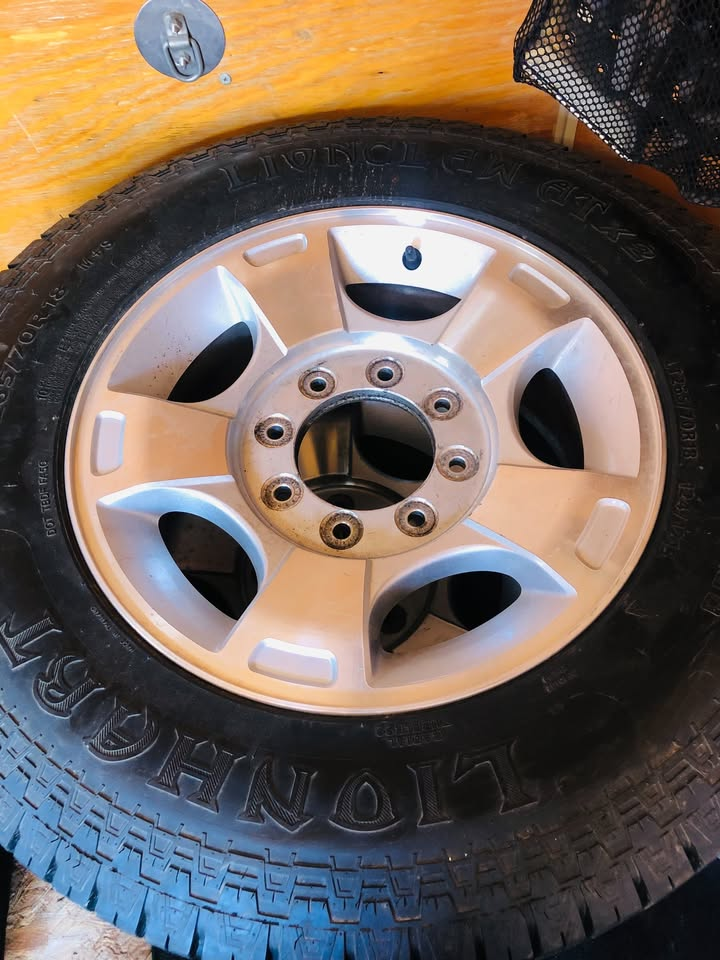18" Stock Ford Wheels 8x170 (tires not included)