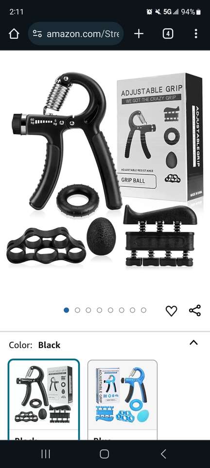 Hand grip exerciser strength kit $9