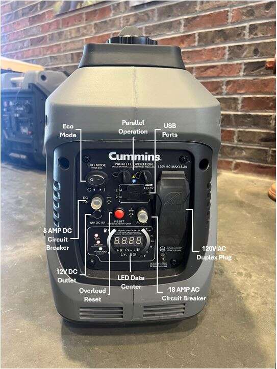 P2500I Onan Cummins Generator 2500/220