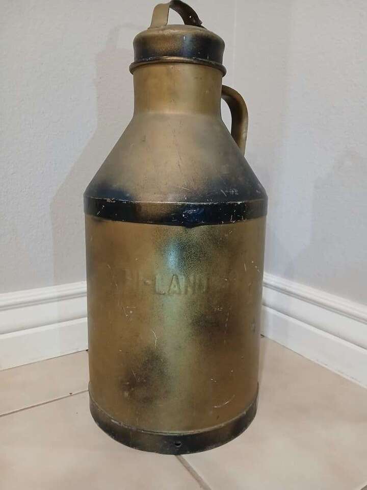 vintage milk can