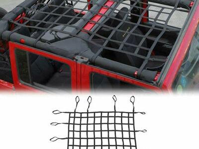 Jeep Wrangler JK 2007-2018 JK 4 Door Top cargo net