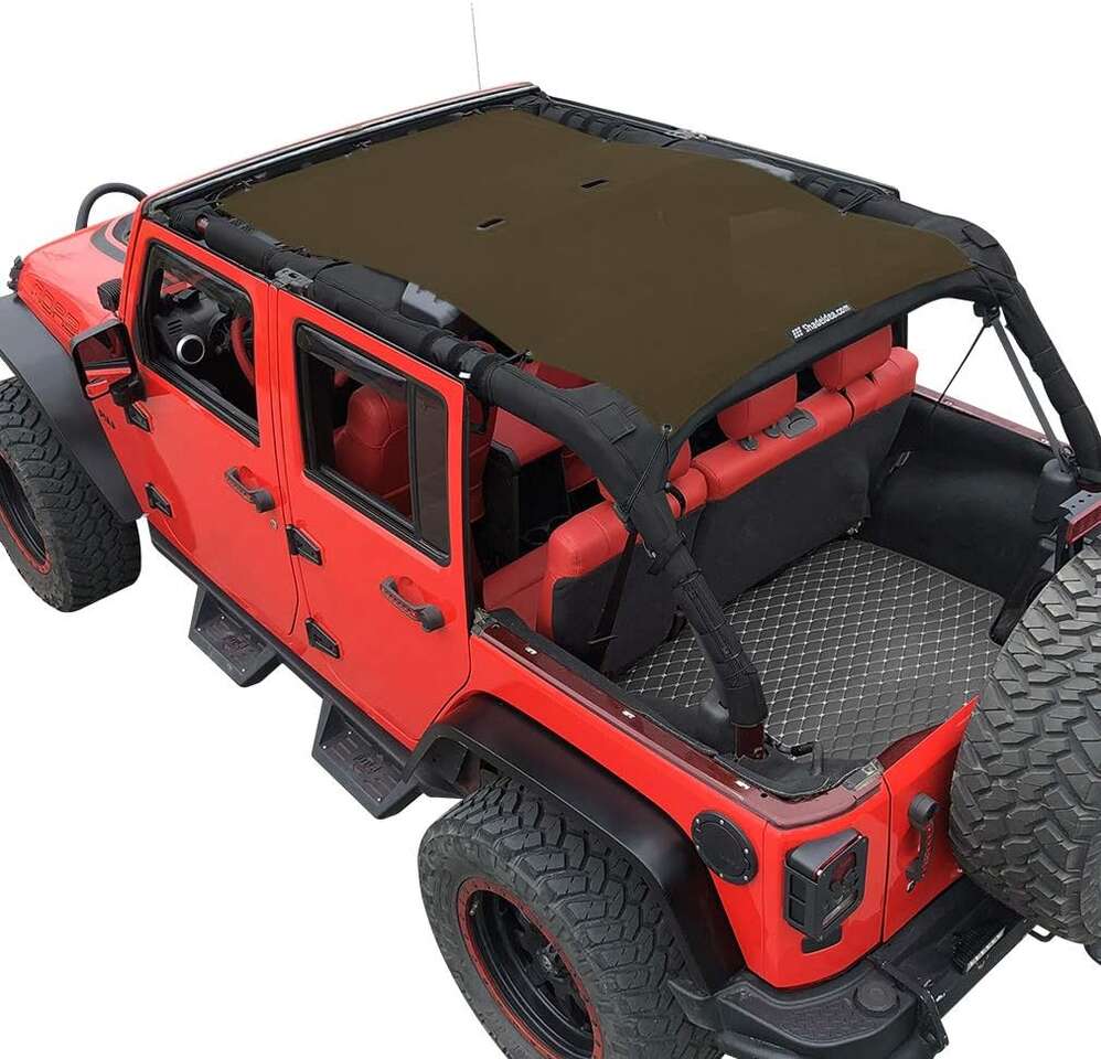 JK Sun Shade Top Compatible with Jeep Wrangler JKU (2007-2018)