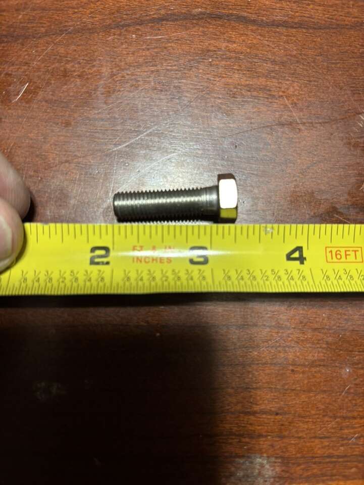 (Bag Of 100) 1-1/8x5/16-24TPI Hex Head Bolts