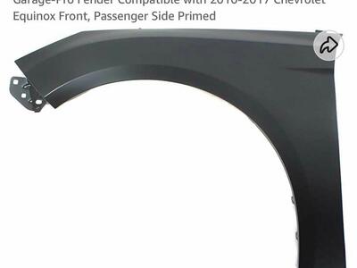 HALF PRICE FOR BRAND NEW IN BOX- Left Front (Driver's side) Fender For 2010-2017 Chevy Equinox