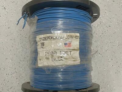 BRAND NEW IN PACKAGING 2500' Spool Of 18 AWG Underground Low Energy Tracer Wire