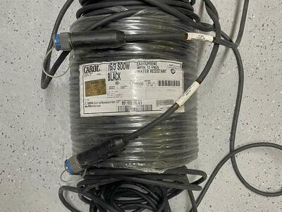 BRAND NEW IN PACKAGE 500' Spool of 16/3 SOOW CAROLPRENE Water Resistant Cable With Ends