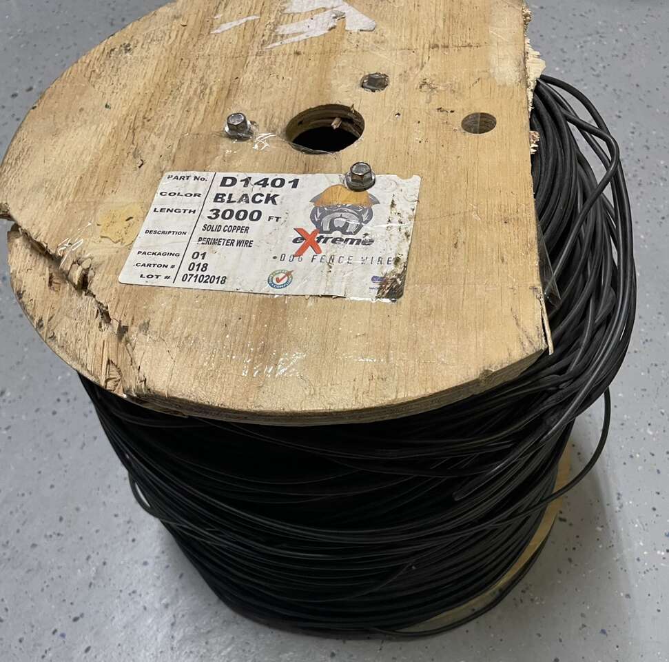 SAVE $157 ON BRAND NEW IN PACKAGE 3000' Spool of 14 Gauge Perimeter Dog Fence Wire