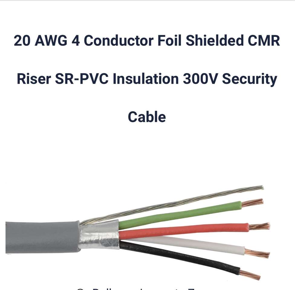 1000 Spool of 20 AWG 4-Conductor Foil Shielded Wir