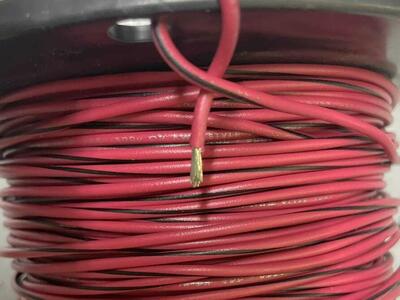 BRAND NEW Partial 1000' Spool (APPROX 600' LEFT) of 16 AWG Type AWM/MTW Wire