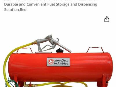 $108 LESS THAN AMAZON! BRAND NEW IN BOX 15 Gallon Portable Gravity Feed Fuel Station