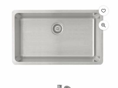 HALF PRICE! BRAND NEW IN BOX Stylish 30 Inch Dual-Mount Stainless Steel Single Bowl Kitchen Sink