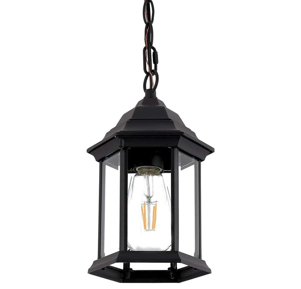 HALF PRICE OF AMAZON! BRAND NEW IN BOX Indoor/Outdoor 1-Light Hanging Lantern Pendant Light Fixture