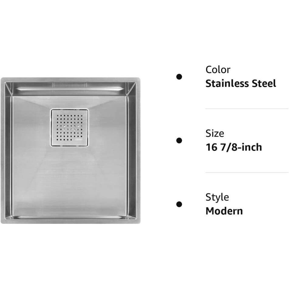 60% LESS THAN AMAZON! BRAND NEW IN BOX- FRANKE Heavy Duty 16-Gauge Stainless Steel Kitchen/Utility/Bar Sink