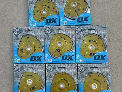 SAVE $15-$144! BRAND NEW- OX Tools OX-TTTP-5 Trade Series Sandwich Double Turbo Tuck Pointing 5" Blade (8 AVAILABLE)