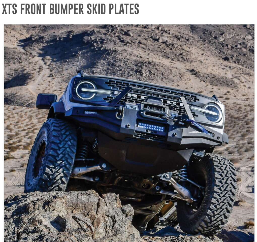 $70 LESS THAN RETAIL! BRAND NEW IN BOX* Westin 59-721255 XTS Skid Plate For 2021-2024 Ford Bronco