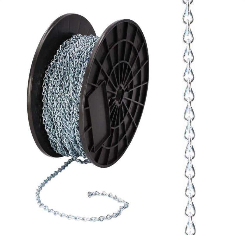 $34 LESS THAN HOME DEPOT! BRAND NEW 200’ Roll Of Everbilt #14 Zinc Plated Steel Jack Chain