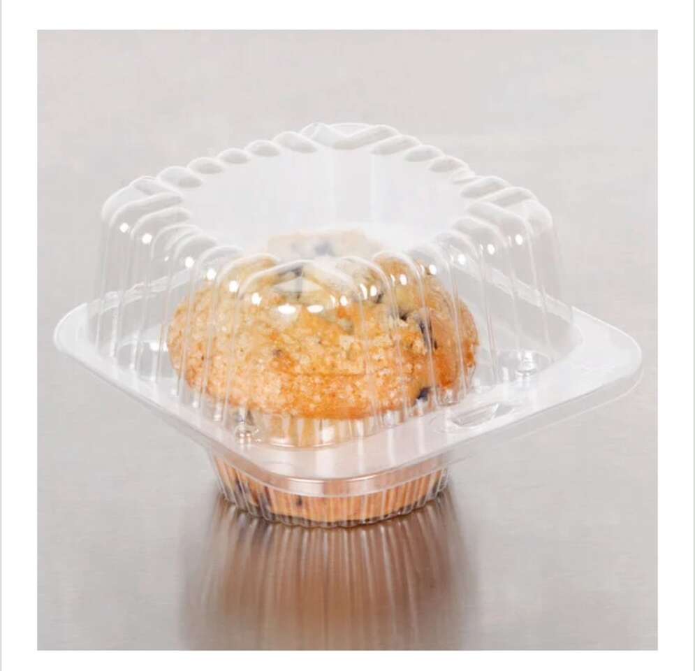 HALF PRICE! BRAND NEW IN BOX- CASE OF 400 Polarpak 2409 Clear Single Muffin/Cupcake Containers