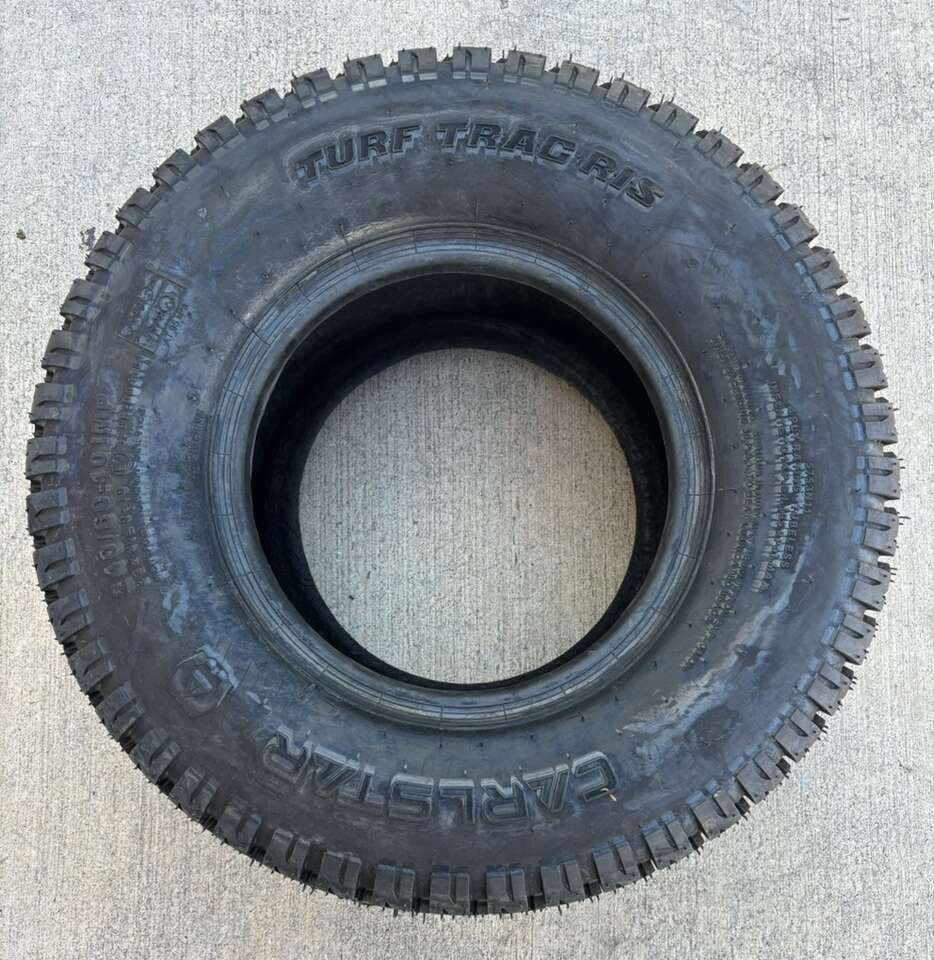 SAVE $37! BRAND NEW- CARLSTAR (Carlisle) 22X9.50-10 Turf Trac R/S Lawn Tractor/Mower/Golf Cart Tire