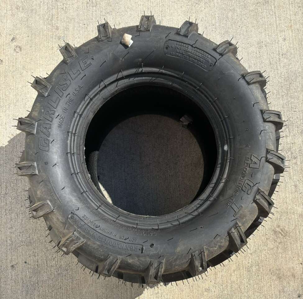 $55 LESS THAN AMAZON! BRAND NEW- CARLISLE A.C.T. (All Condition Tire) 26X10.00R-12 ATV/UTV Tire